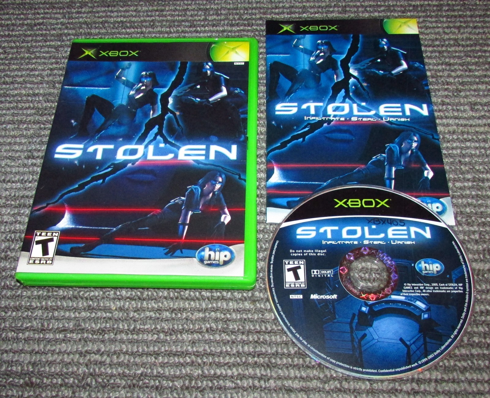 Stolen for Microsoft Xbox Complete Fast Shipping