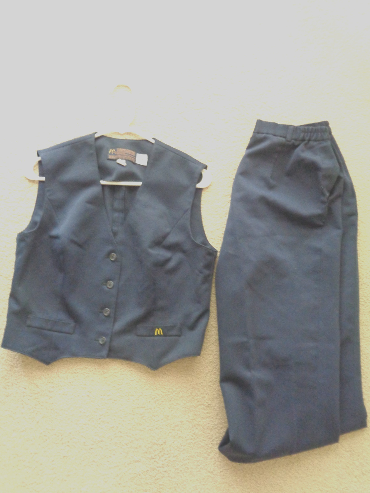 McDonald's 1983 Employee Vest & Pants