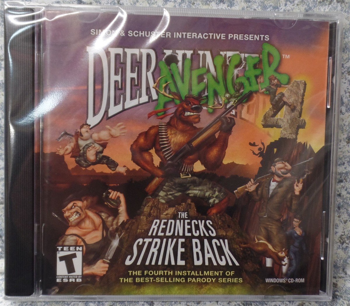 Video Game PC Deer Avenger 4 The Rednecks Strike Back #2 NEW SEALED Jewel