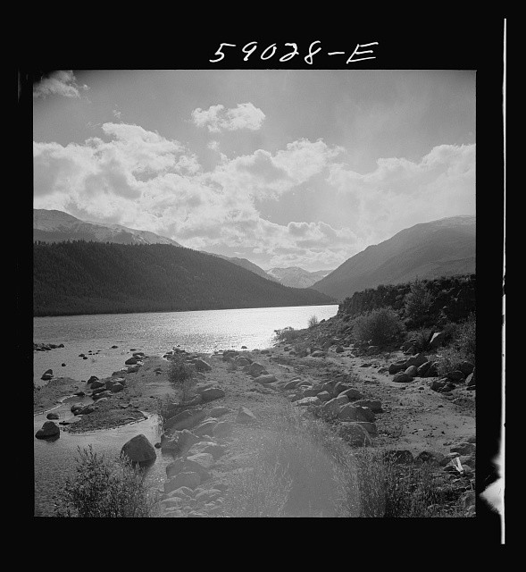 Photo:Twin Lakes Colorado Mount Elbert 1941 Mountain Lake Landscape