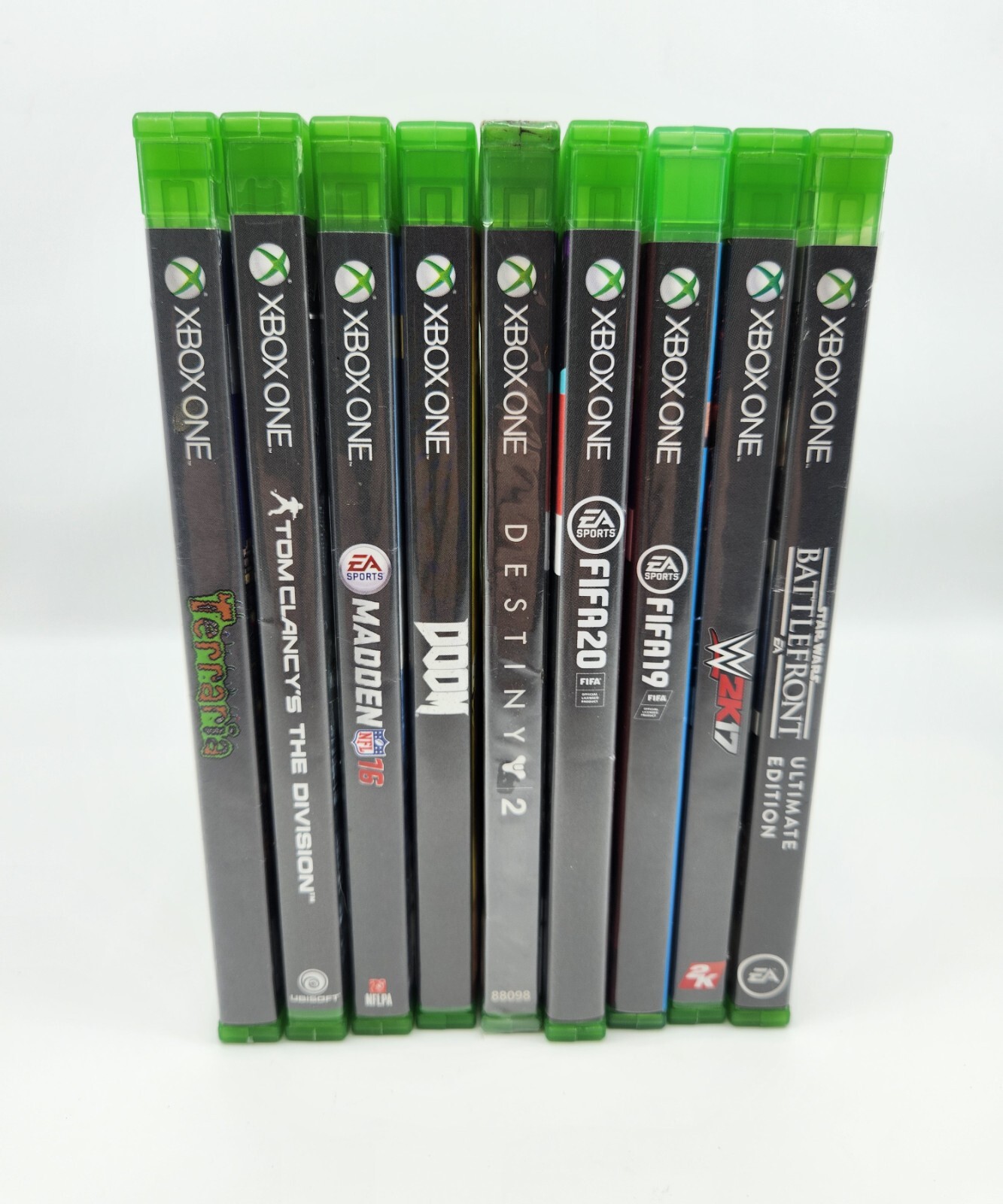 9 Xbox One Games: Terraria Division Madden Doom Destiny Fifa WWE Star Wars Lot 2