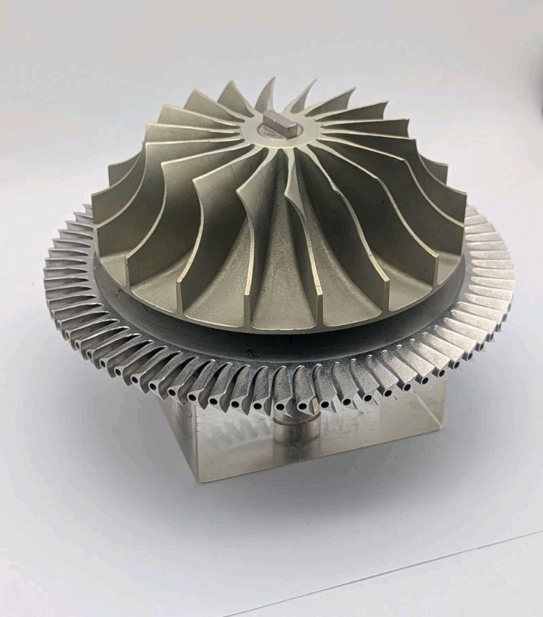 VTG Aerospace Gas Turbine Blisk Impeller Wheel Engine Part RARE Desk Display