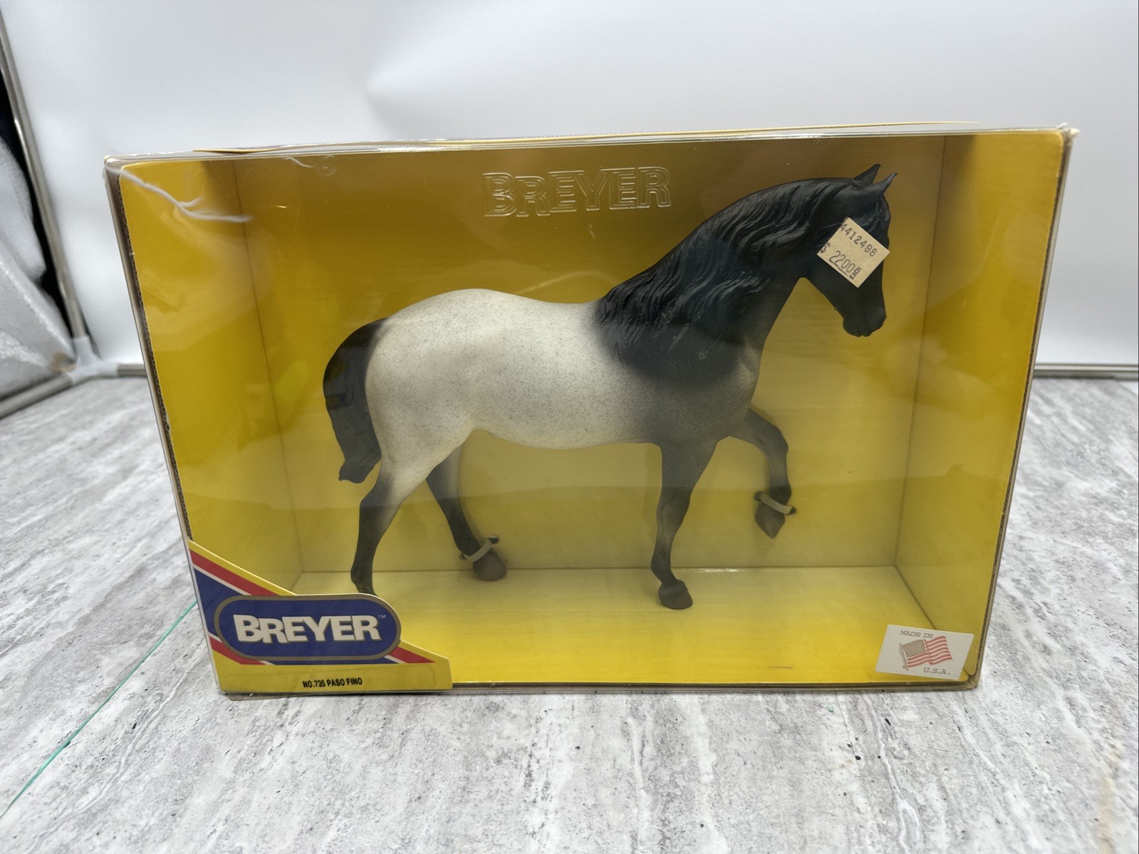 Retired 1998-2000 Breyer Horse Model #735 Blue Roan PASO FINO NIB