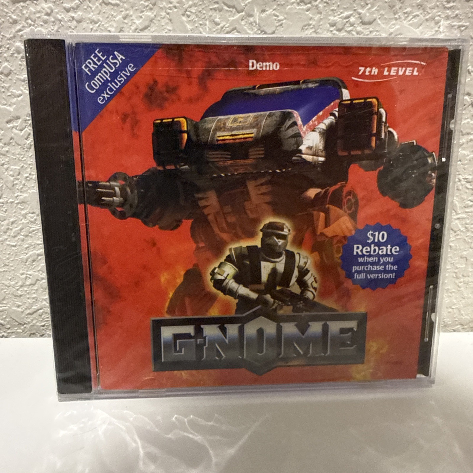 G-NOME Demo PC CD-ROM Sealed CompUSA Exclusive 7th Level Vintage Promo Game