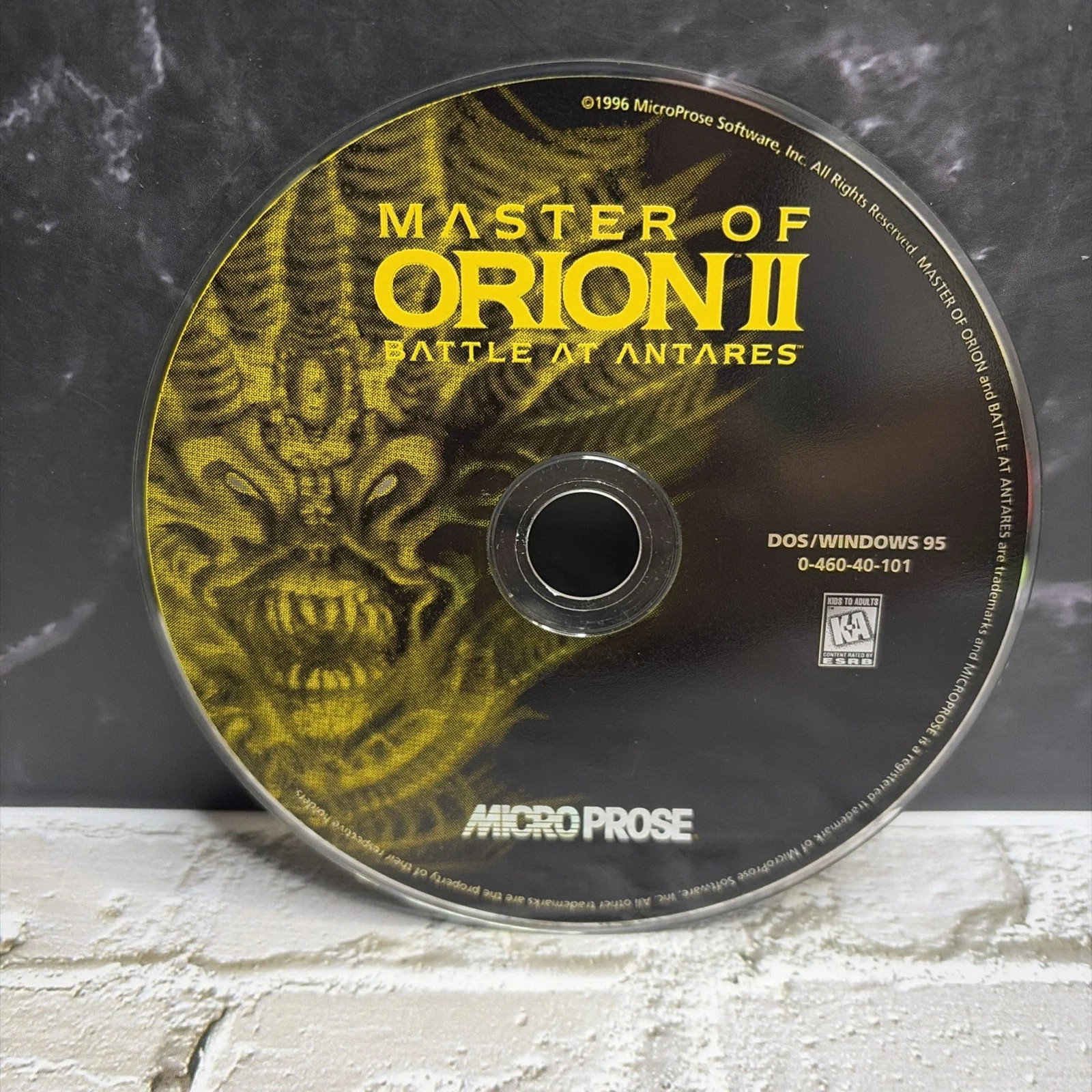 Master of Orion II Battle at Antares  PC CD Rom Game - Clean Near Mint DISC ONLY