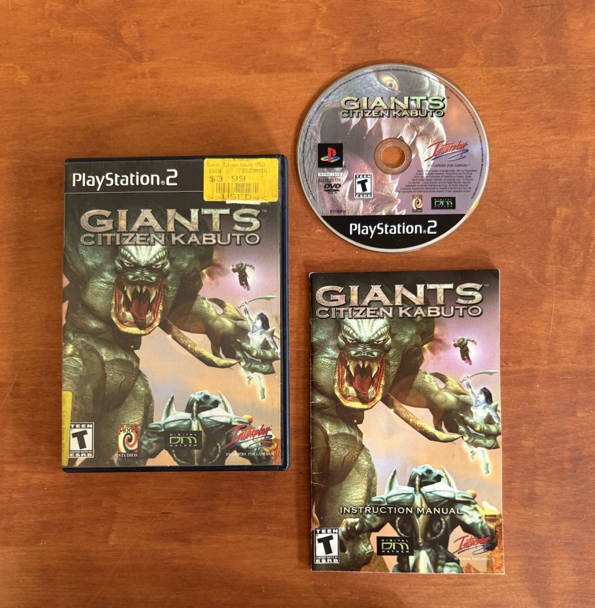 Giants: Citizen Kabuto (PlayStation 2 PS2) VGC CIB Complete & Tested Ships Fast