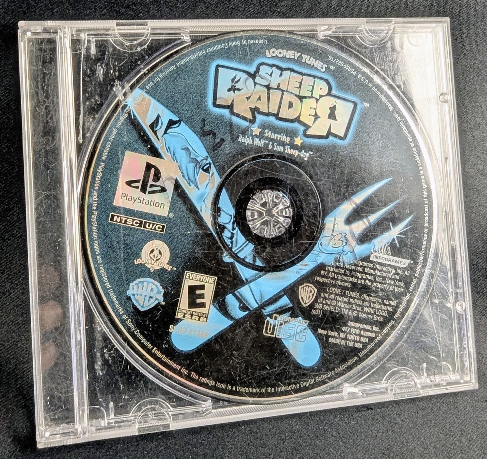 Sony PlayStation 1 Looney Tunes Sheep Raider (No Art) TESTED