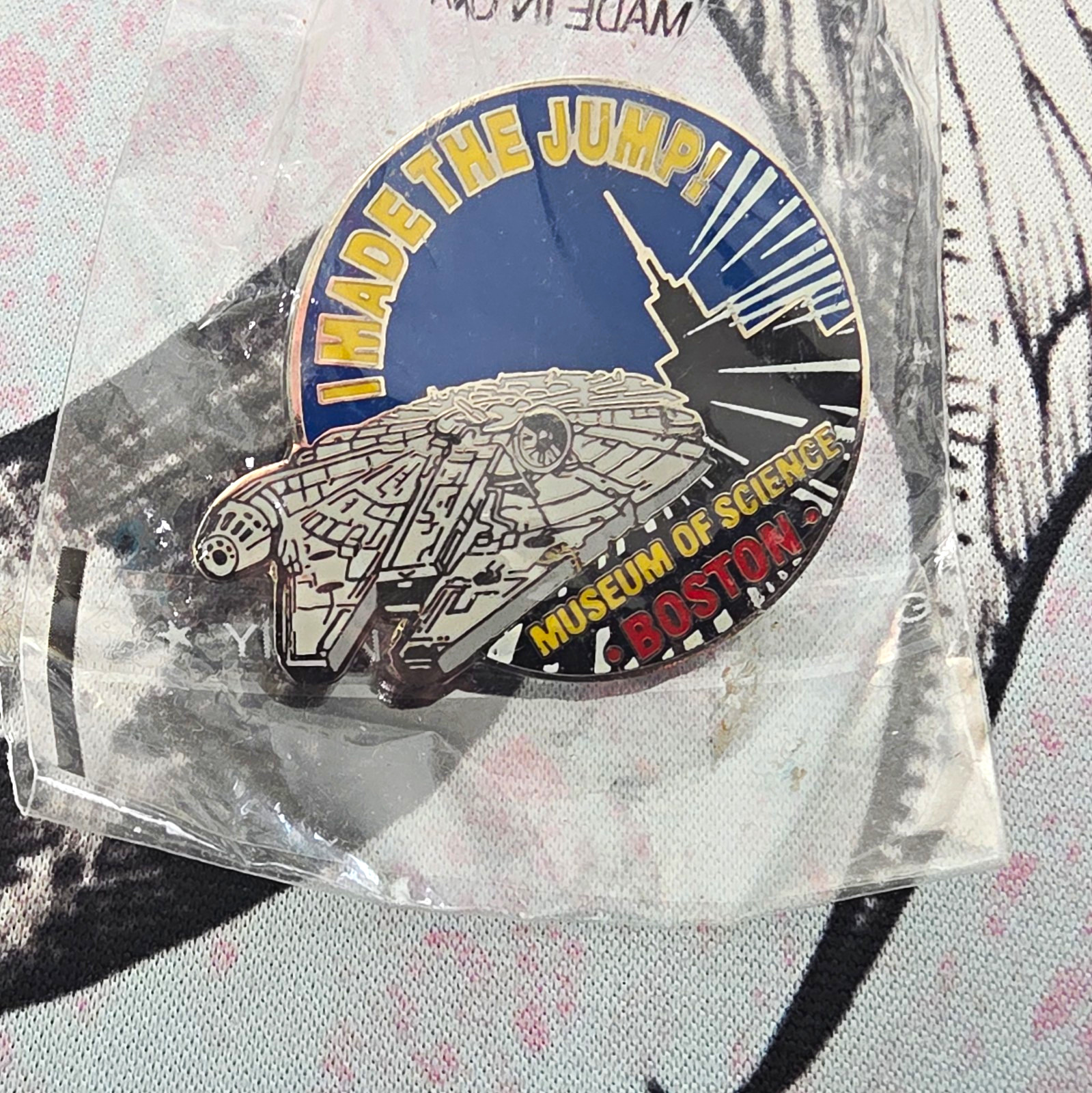Museum of Science Boston I Made The Jump Pin - Millennium Falcon (Star Wars)