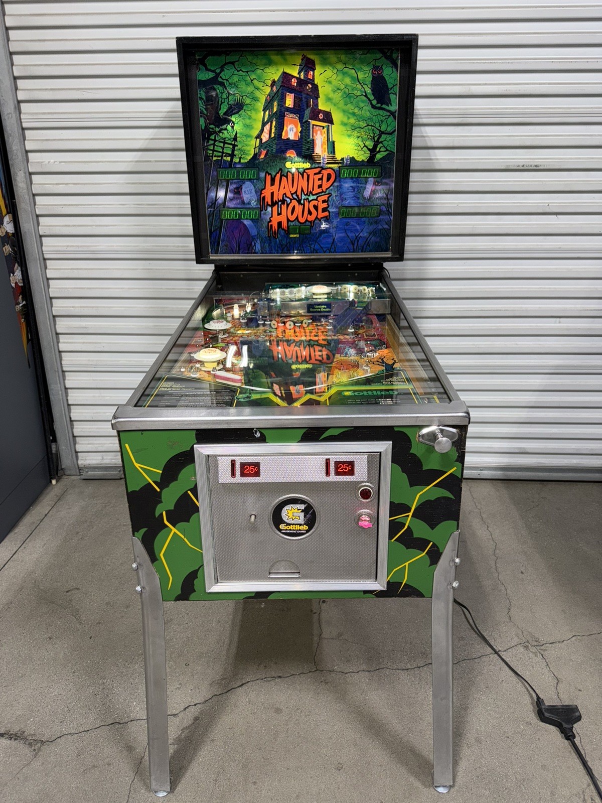 Haunted House Pinball Machine Gottlieb 1982 Orange County Pinballs 