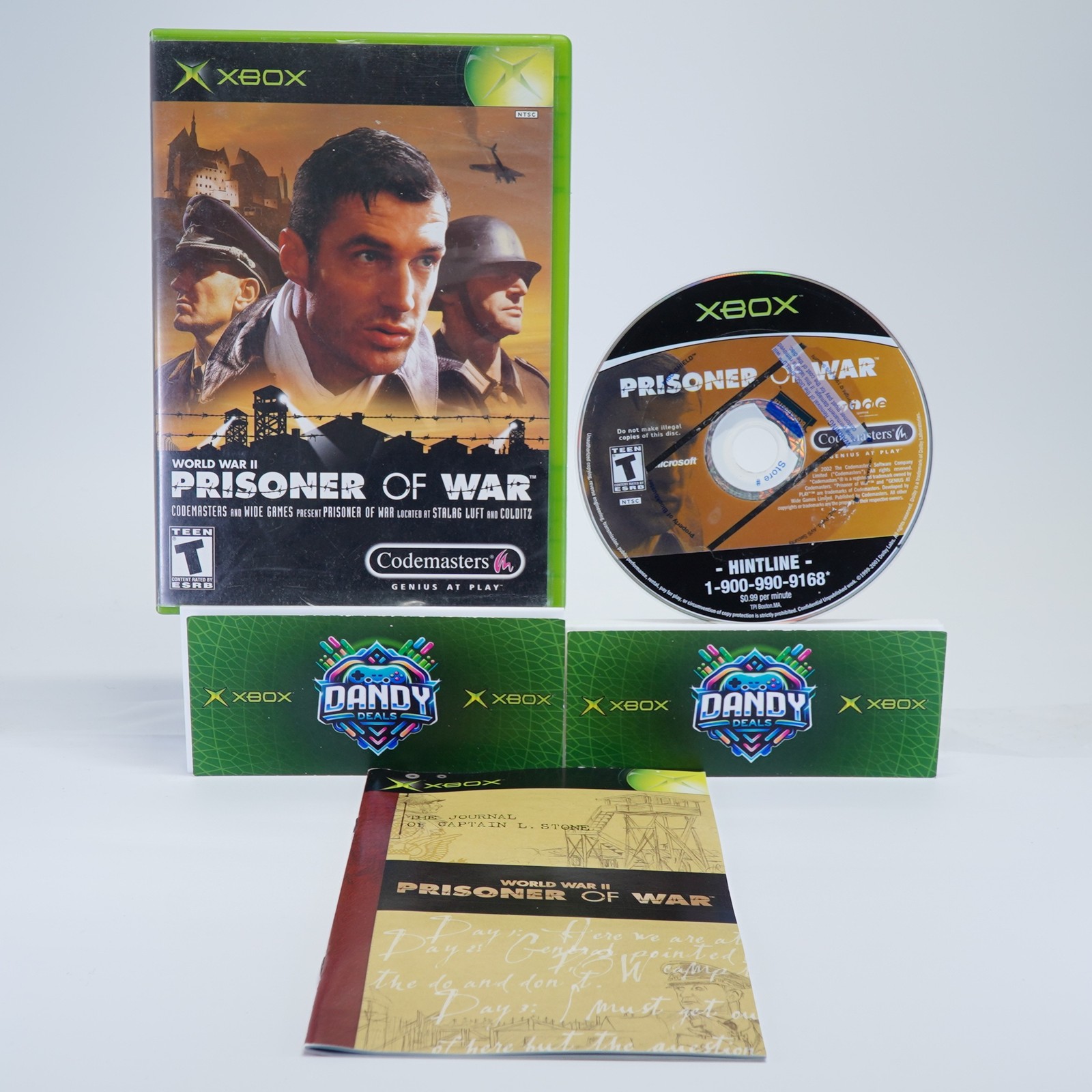 Prisoner of War CIB W/ Manual - Xbox