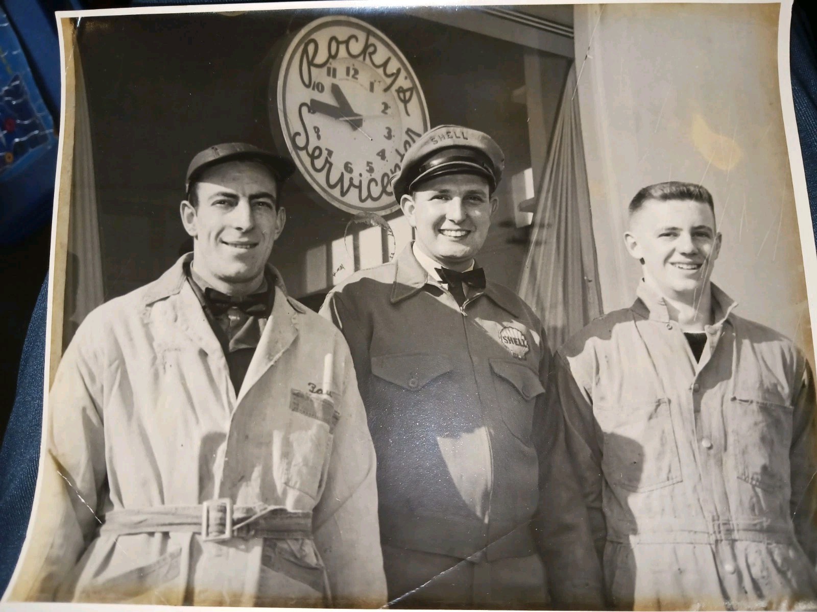 1940s?  SHELL STATION PHOTO Old Cars, Train Wreck, Gas Stations, Camp, Race Car