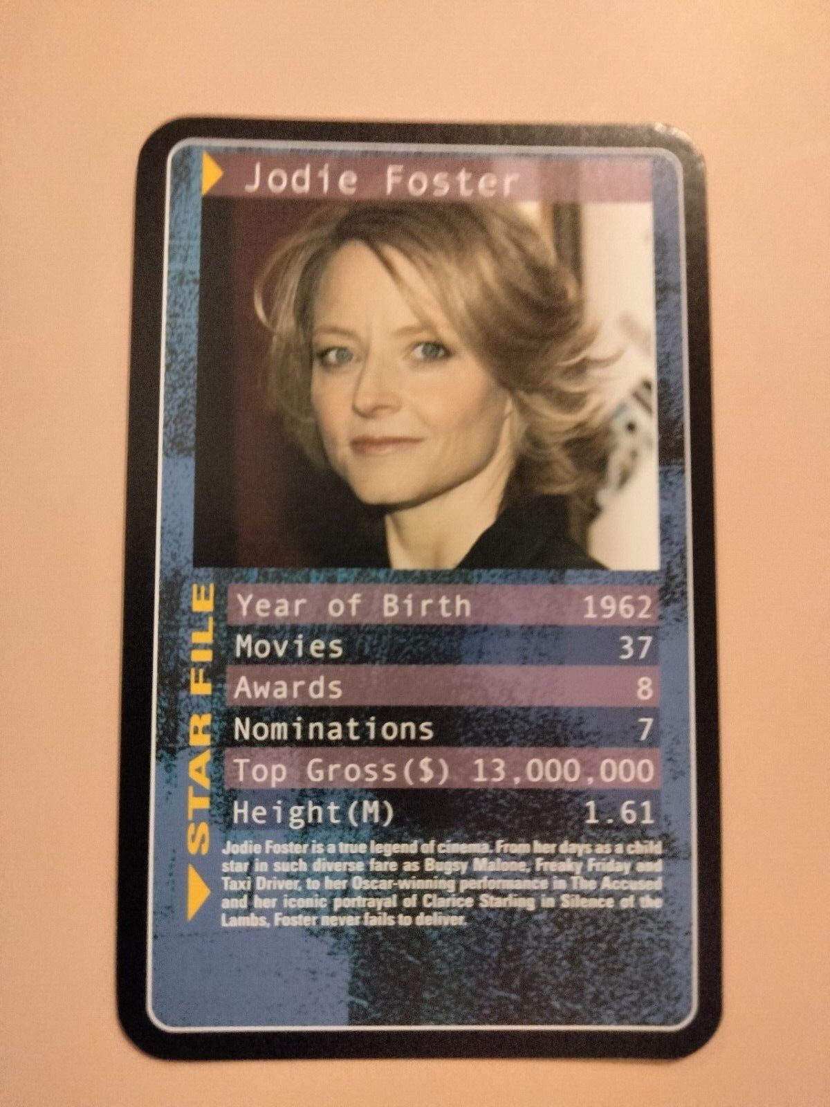 2007 Top Trumps MOVIE STARS FilmFlex (you pick) pack fresh cards 