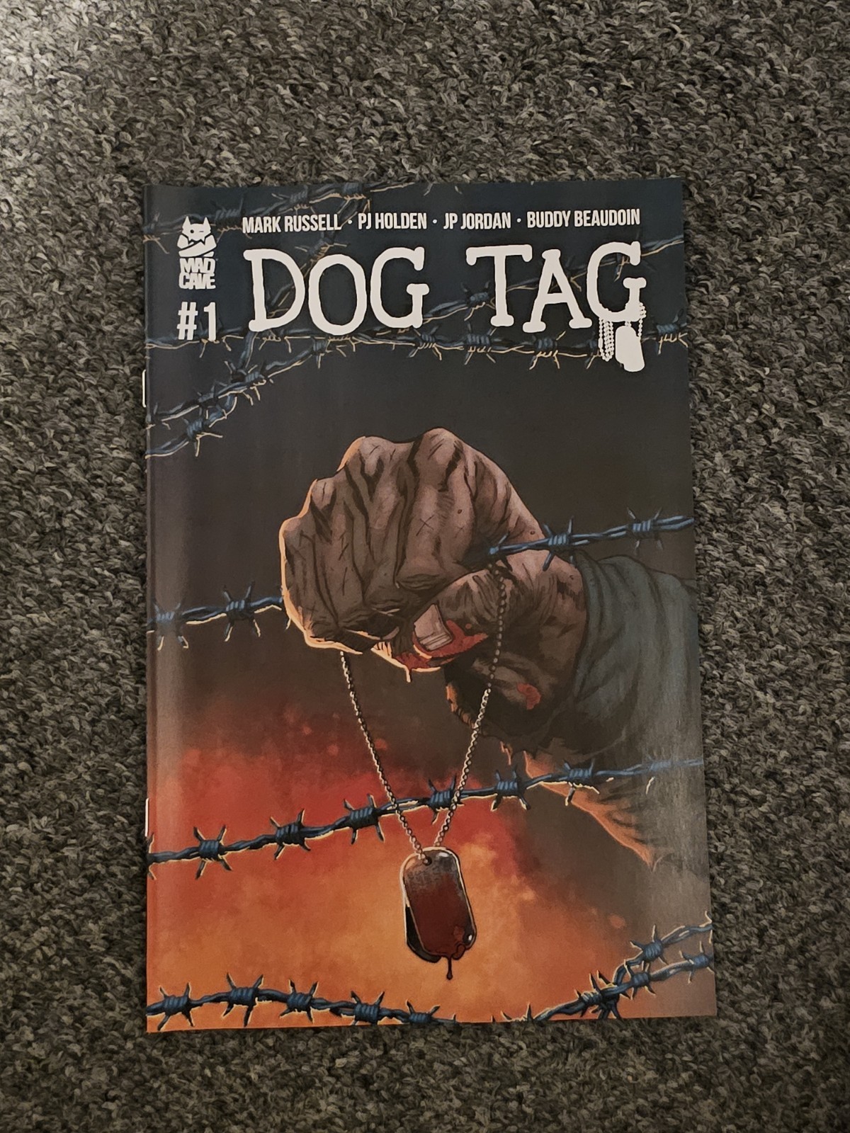 Dog Tag #1 (Of 6) CVR A Pj Holden NM Mad Cave Studios