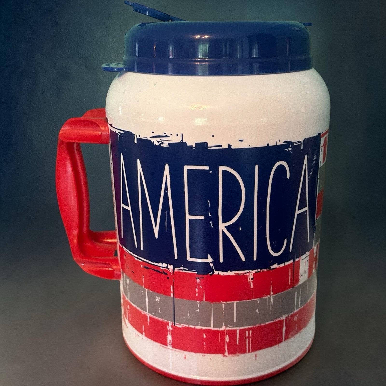 Whirley Drink Works 100oz America Patriotic Insulated Thermal Travel Mug Cup