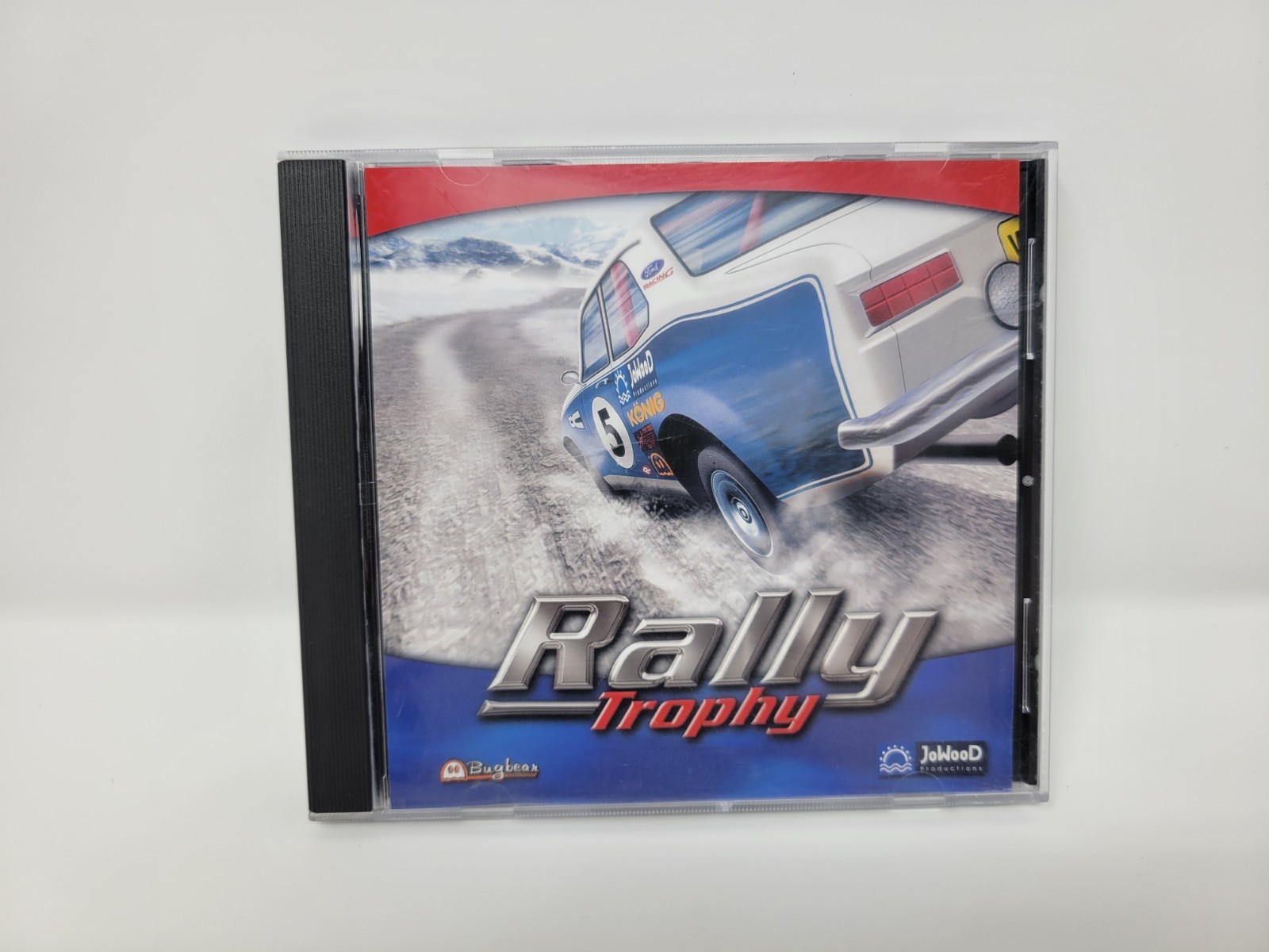 RALLY TROPHY~2001 VG/C JoWooD INDY CAR RACING PC CD-ROM GAME~ SIMULATION~BUGBEAR