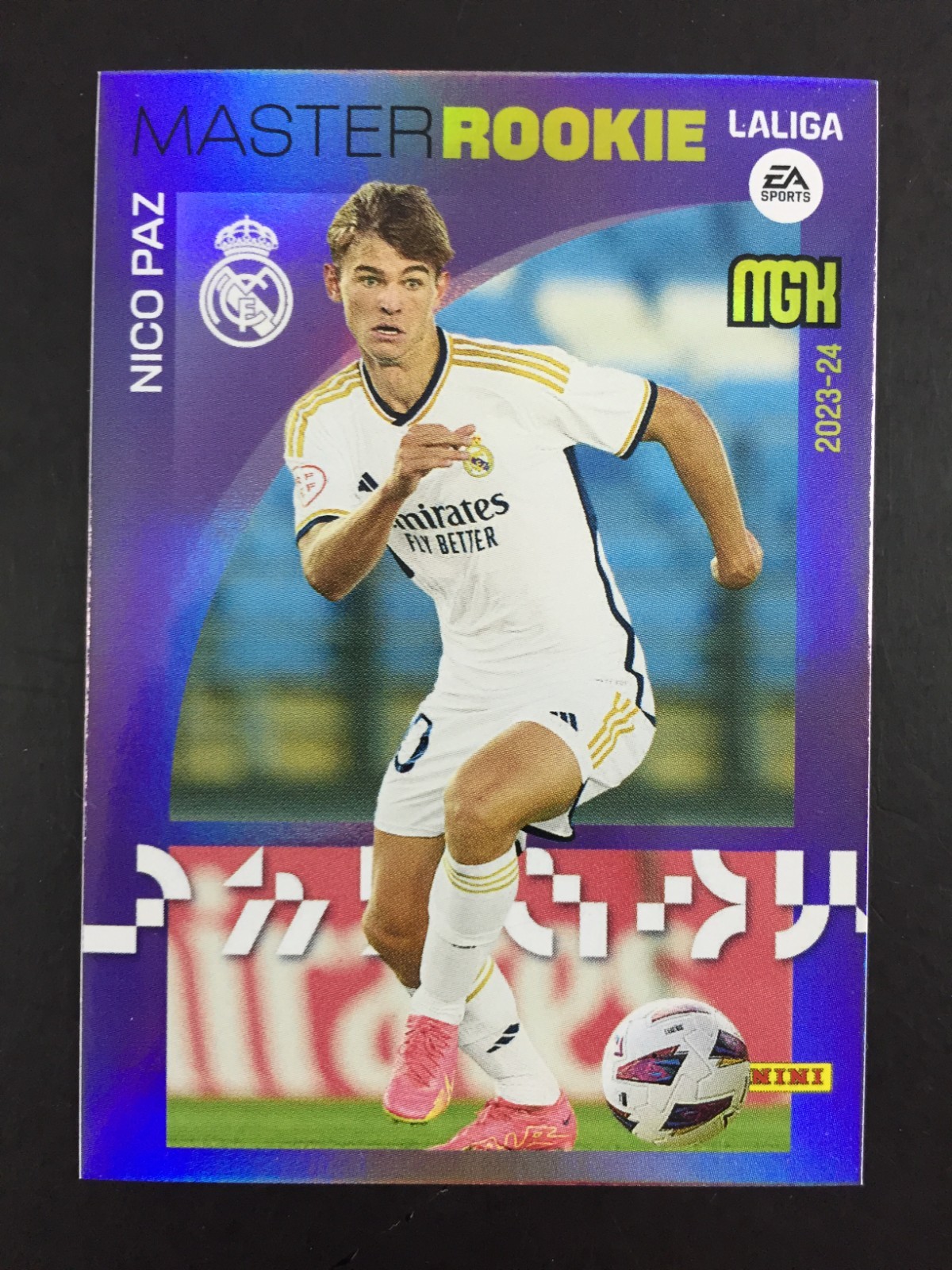 Nico Paz Rookie RC Card Panini La Liga 2023 2024 24 Megacracks #514 / Master