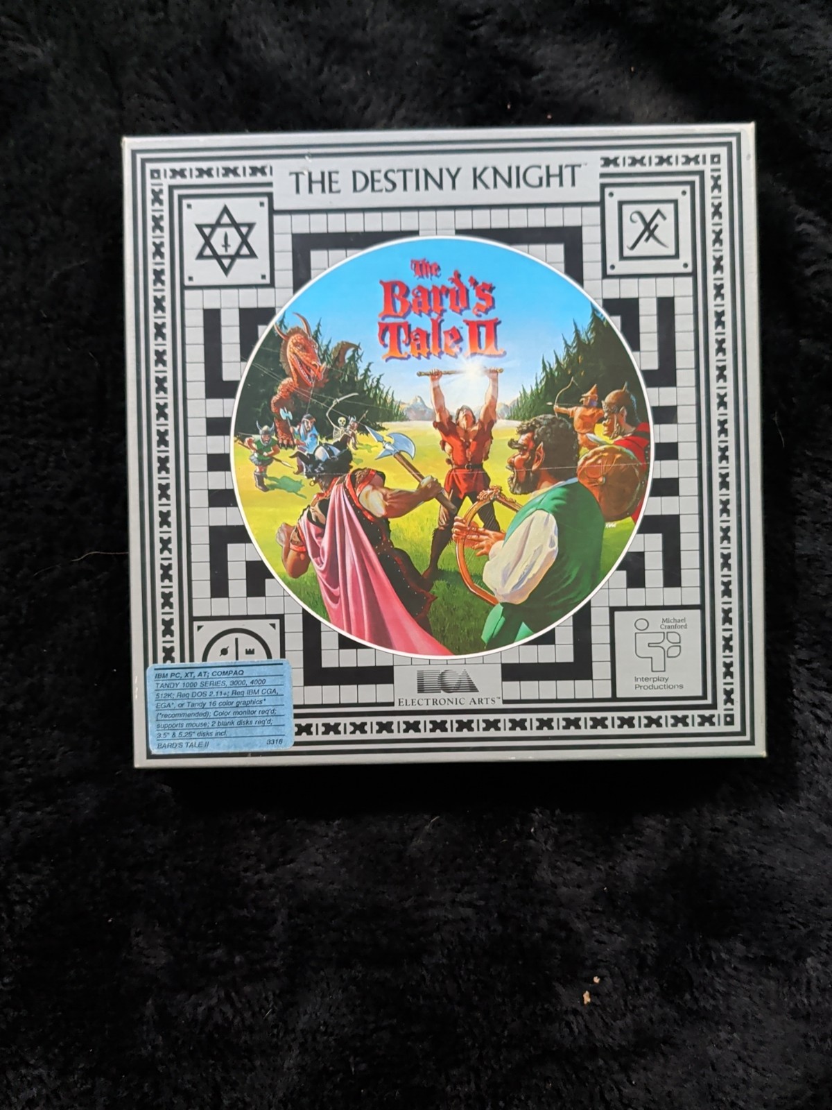 The Bard's Tale II: The Destiny Knight (PC, 1988)CIB 