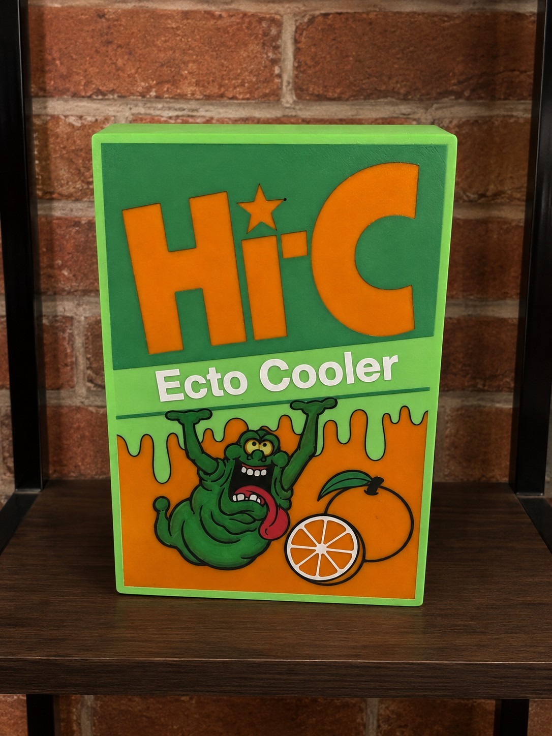 Hi-C Ecto Cooler Slimer Ghostbusters 3D Printed Light Box Sign 9