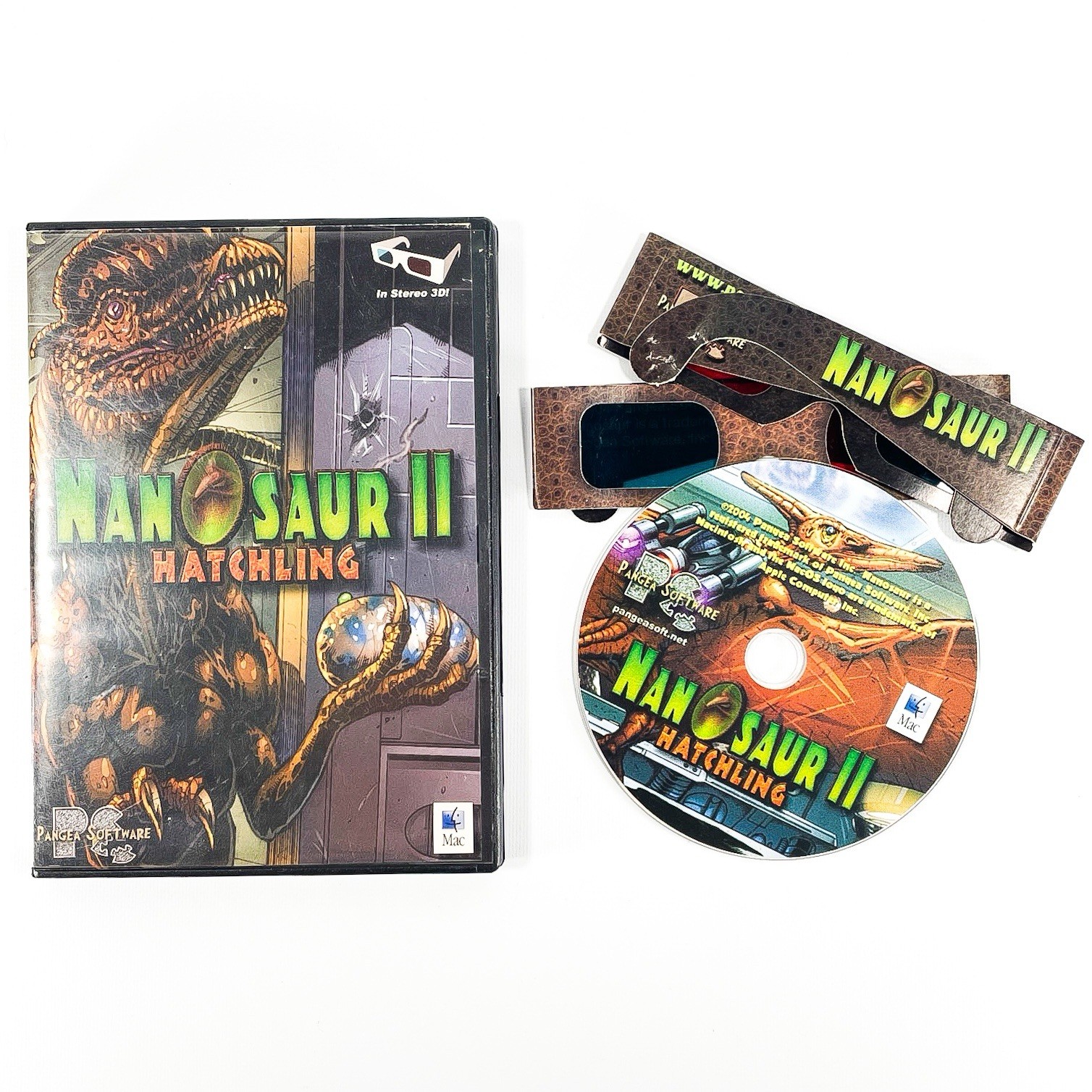 Nanosaur 2: Hatchling 3D - Apple Mac Video Game - Pangea Software - Complete