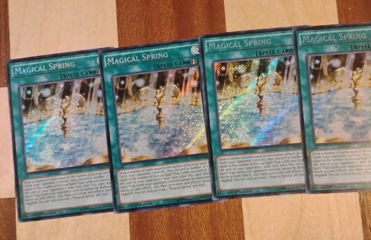 1x Magical Spring  Secret Rare mp15 Mint Yugioh 