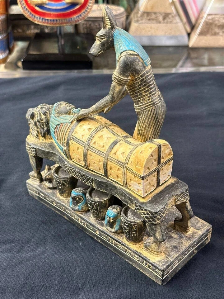 Rare Egyptian Statue of God Mummification Anubis Ancient Egyptian Antiquities BC