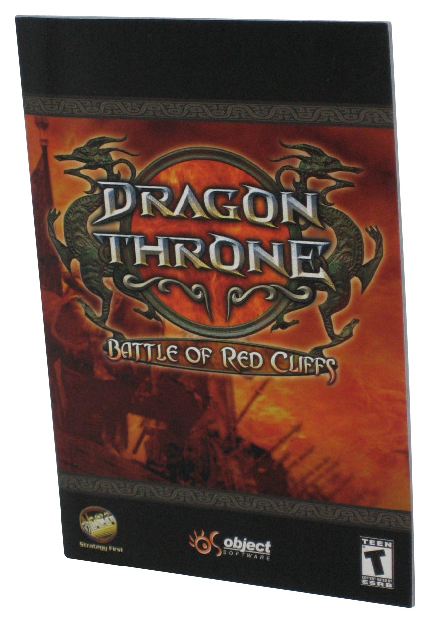 Dragon Throne Battle of Red Cliffs PC Manual Book - (Manual ONLY)
