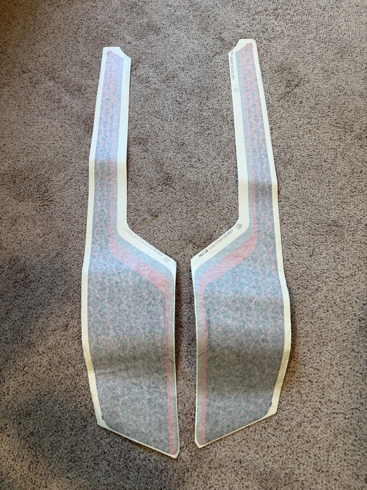 Ford Raptor OEM Hood Stripe Decals GEN 3 2021 - 2024
