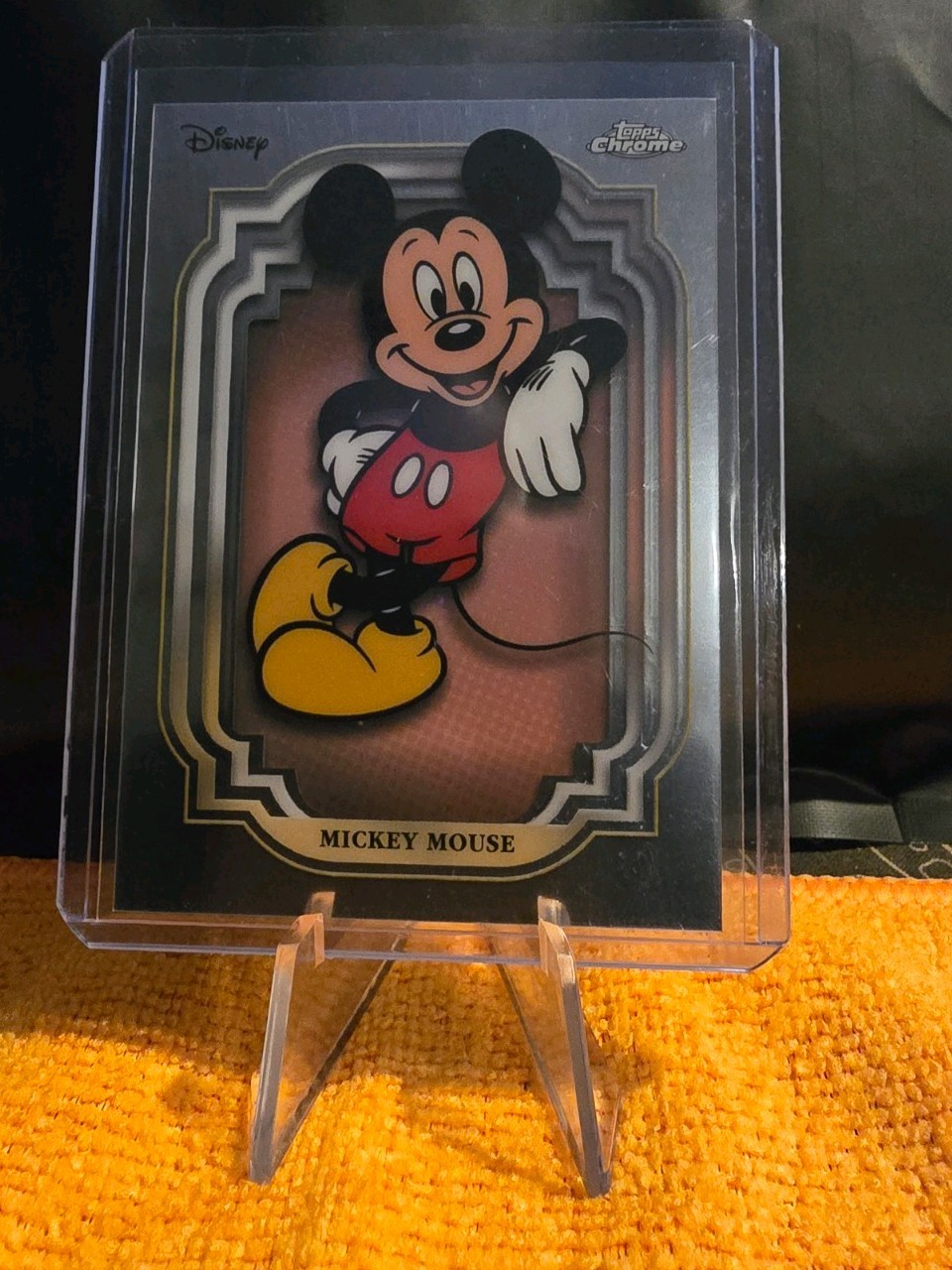 2024 Topps Chrome Disney Mickey Mouse #1 Base Card