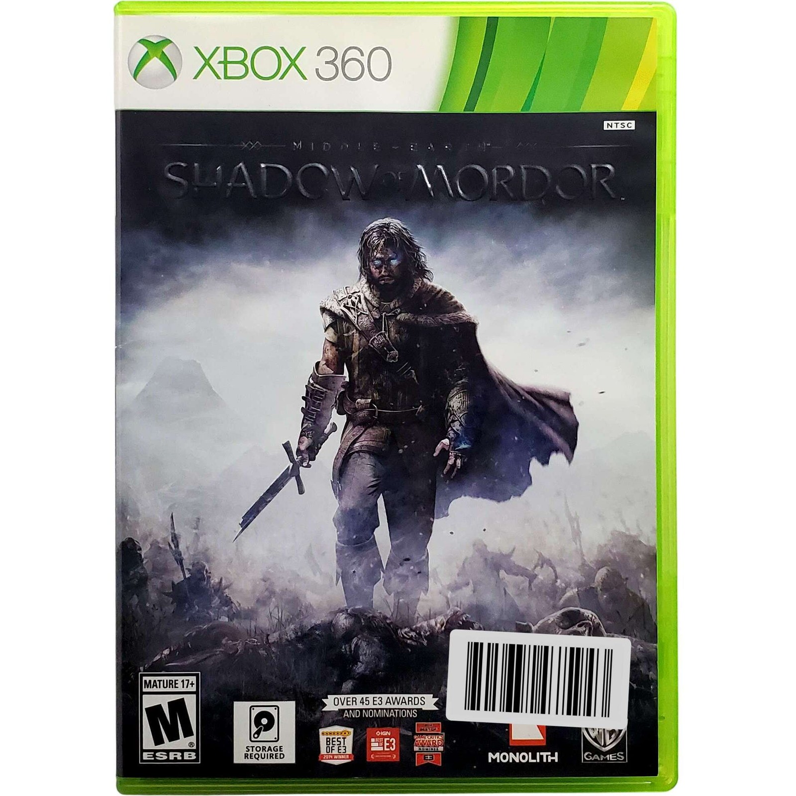Middle Earth Shadow Of Mordor - Microsoft Xbox 360 Tested 1Y Guarantee