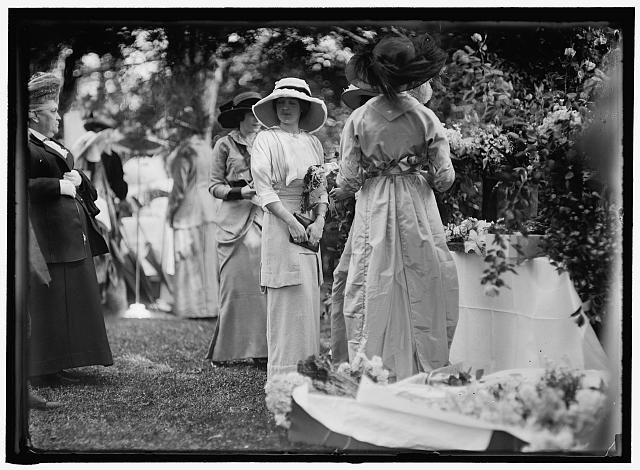 Mrs Raymond Rodgers Friendship Charity Fete 1913 Garden Party Women Hats