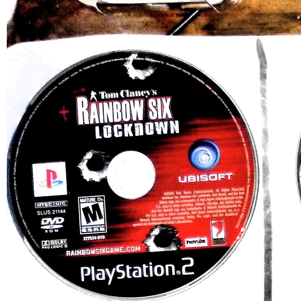 Rainbow Six Lockdown Playstation 2 EA Tested and Works