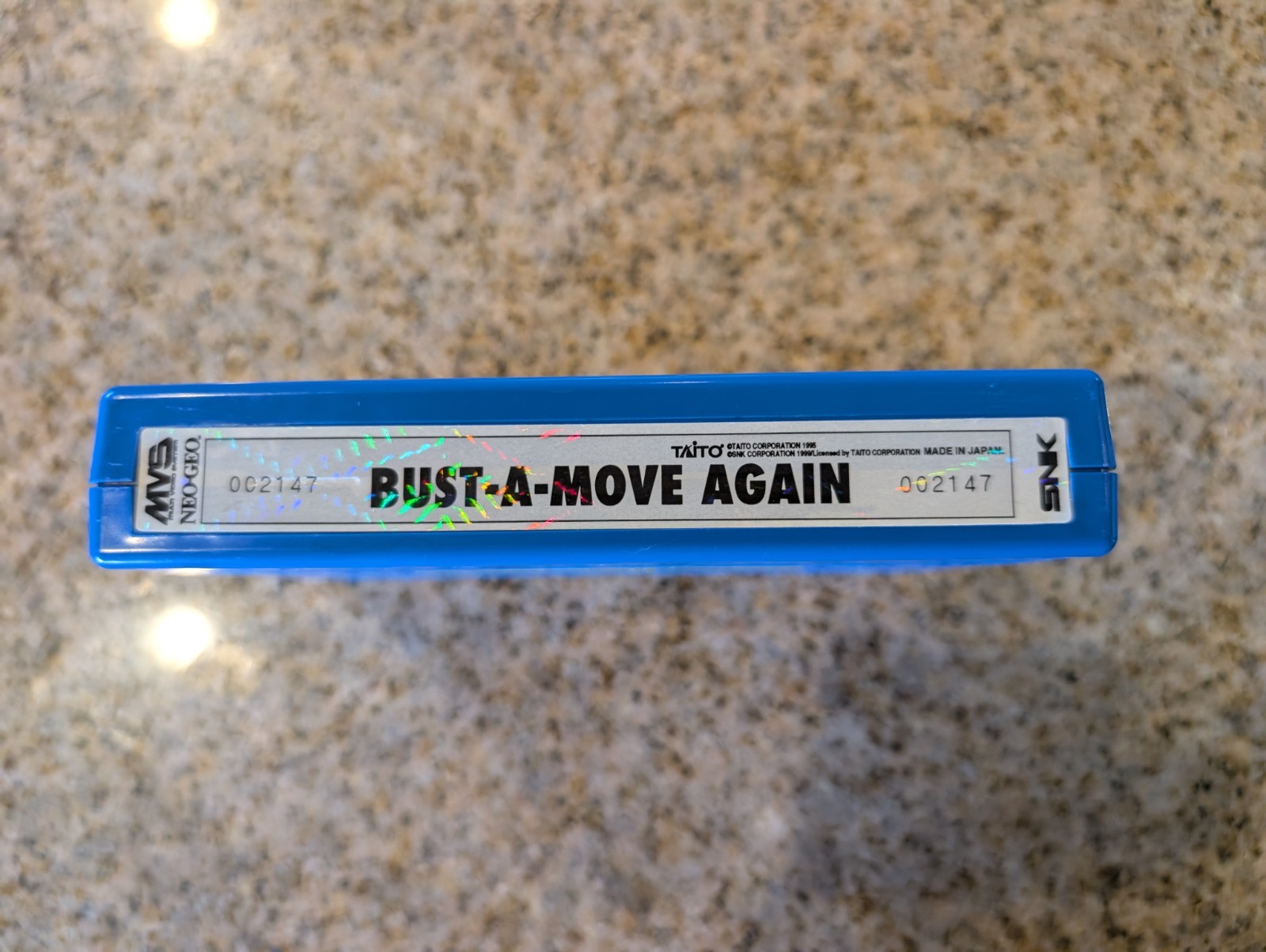 Authentic SNK MVS Neo Geo Bust-A-Move Again Puzzle Bobble 2
