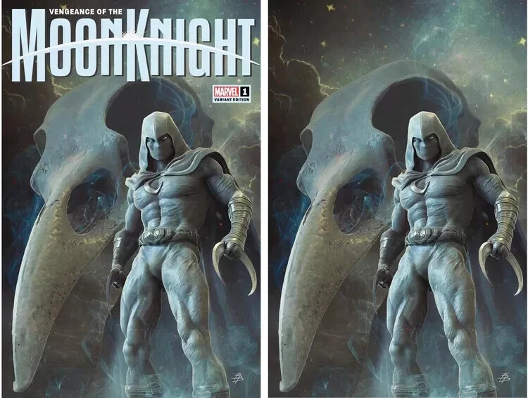 Vengance Of The Moon Knight 1 Barends Variant LMT 600 NM Set Virgin & Trade 616