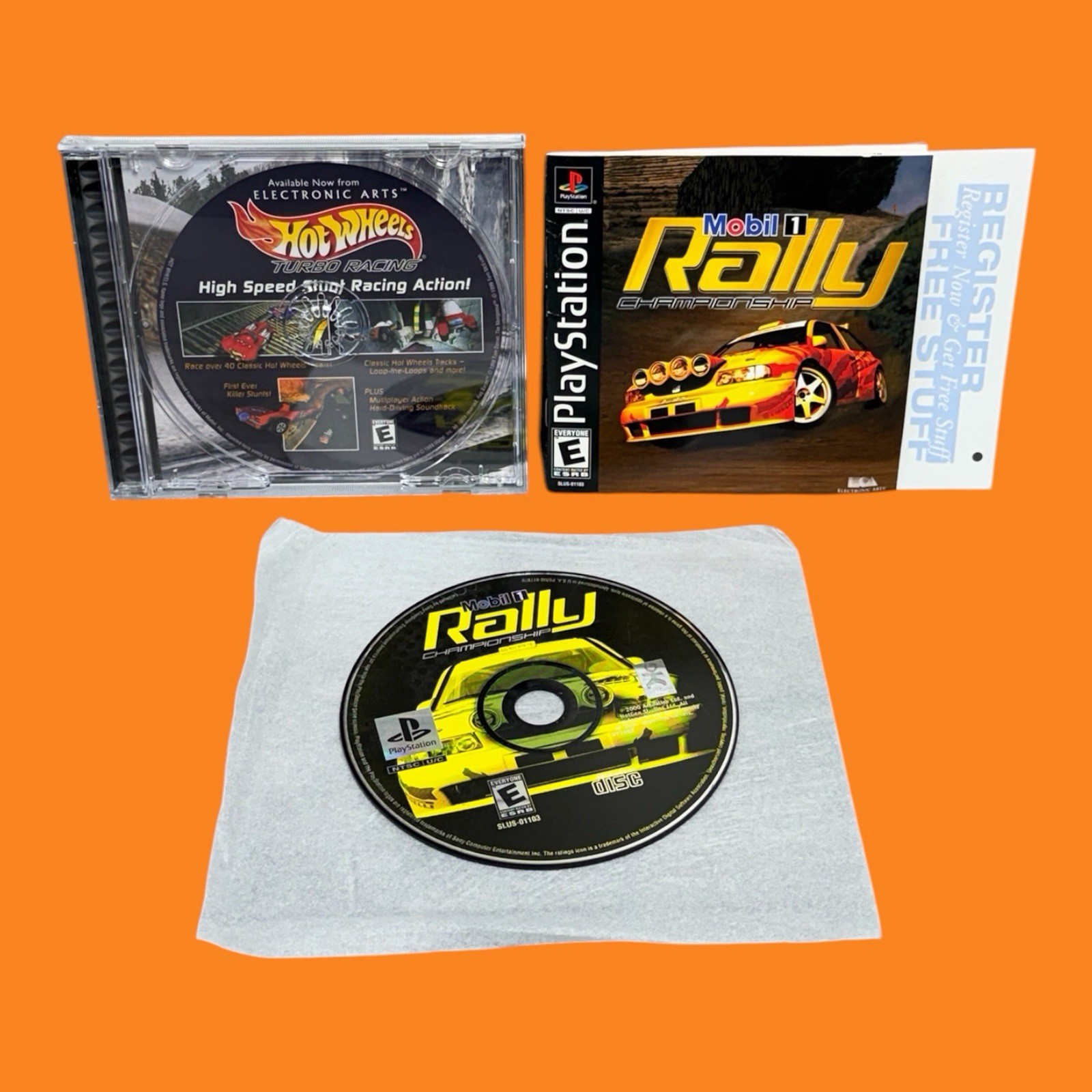 NM/M💿 Mobil 1 Rally Championship Complete CIB PlayStation 1 PS1 Refurb Racing