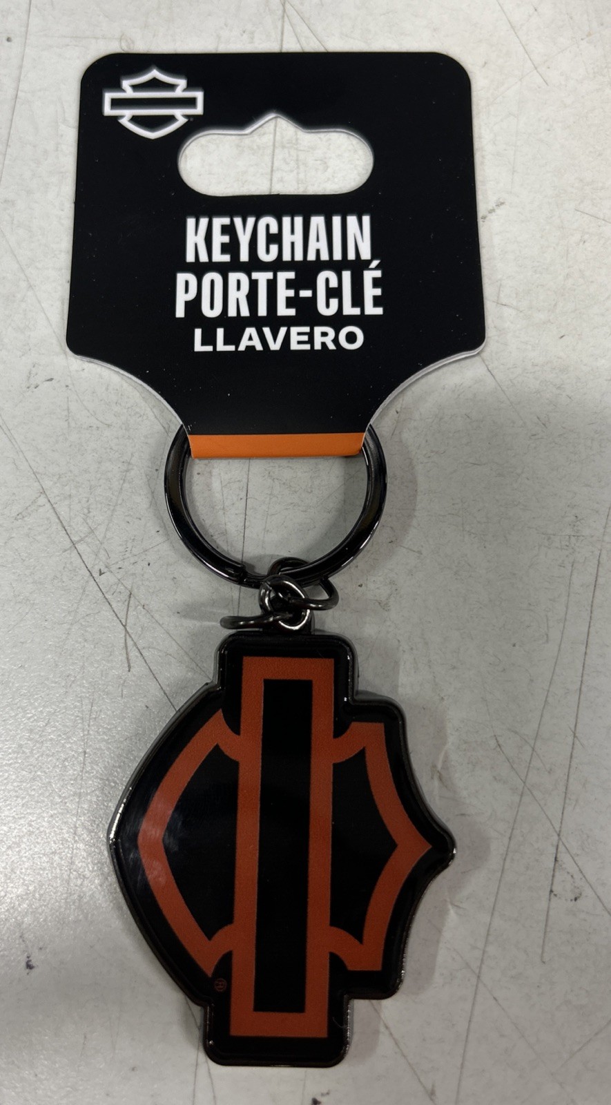 Harley Open Bar And Shield Doomed Keychain