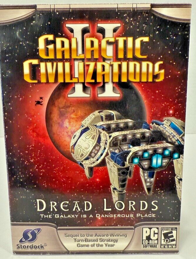 Galactic Civilizations II: Dread Lords (2006)-Complete in Box