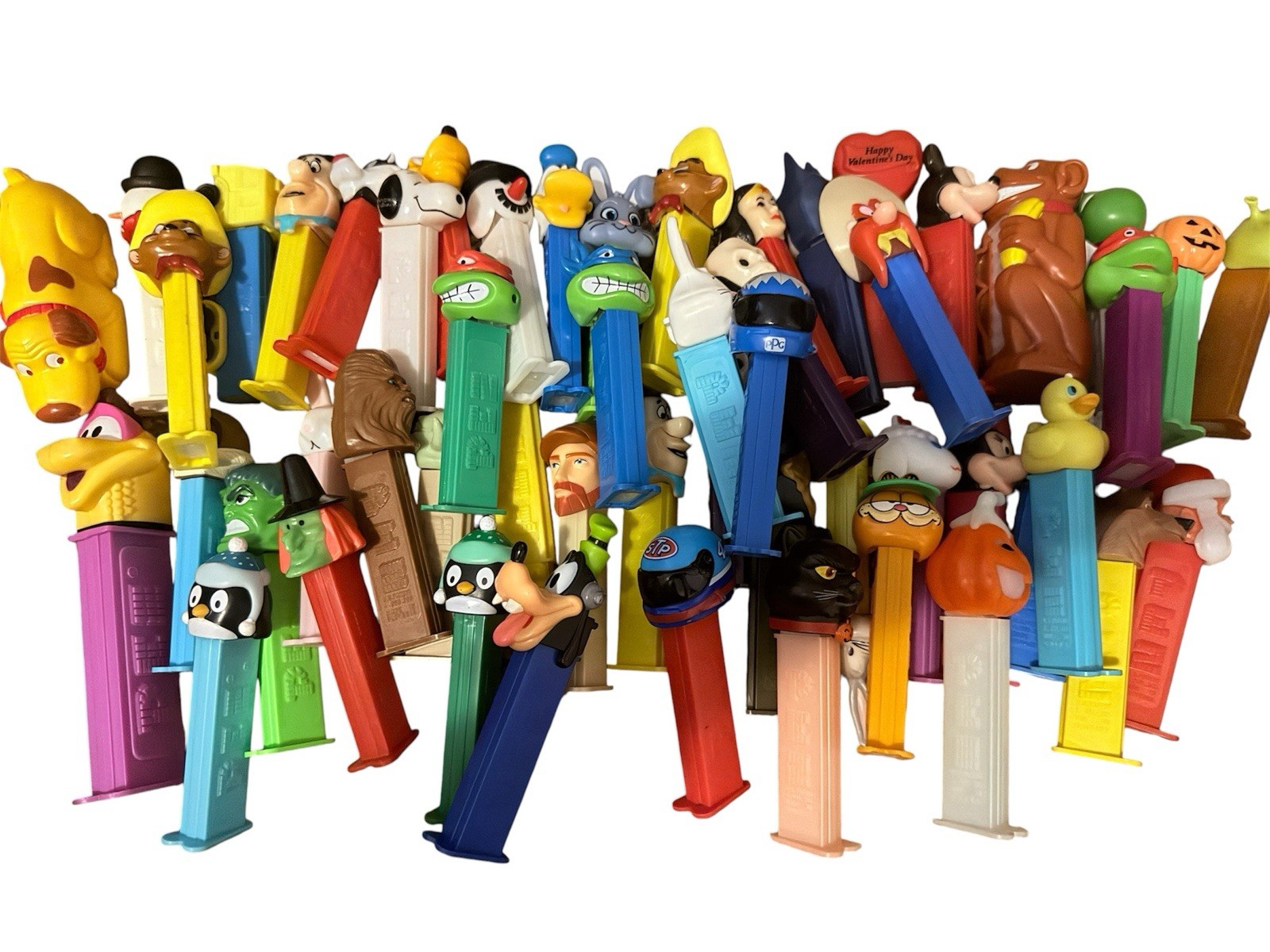 Pez Dispenser Vintage to Now Lot Of 50+ Pieces , 1990’s Y2K To Now