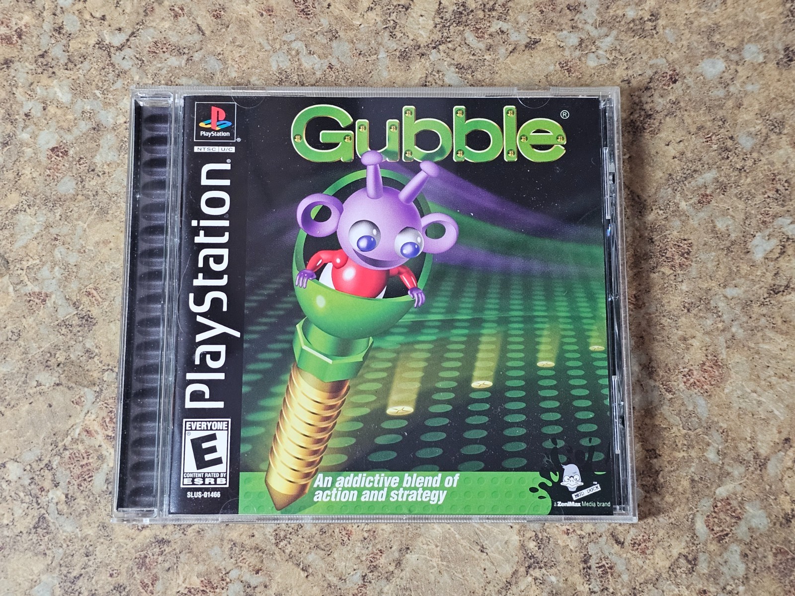 Gubble (Sony PlayStation 1, 2002) PS1 w/ Manual + Case Pre-owned
