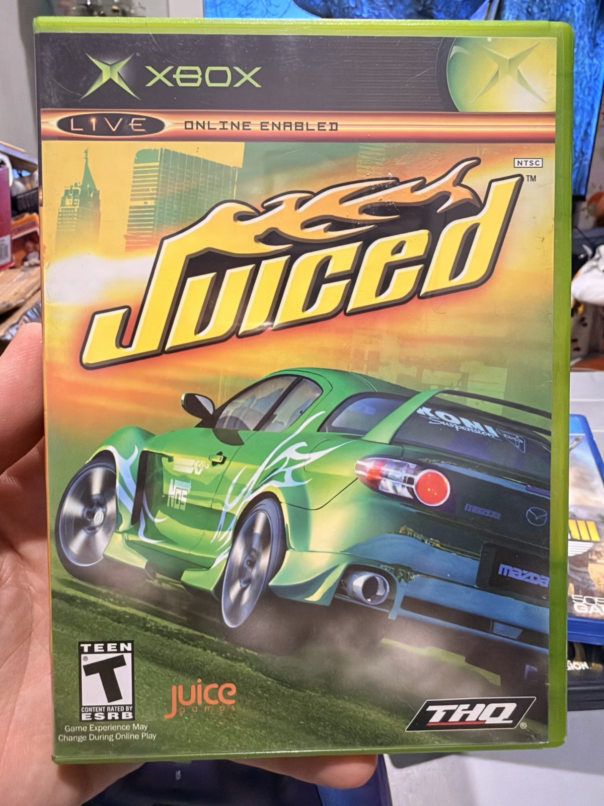 Juiced (Microsoft Xbox, 2005) Authentic, Tested/Works