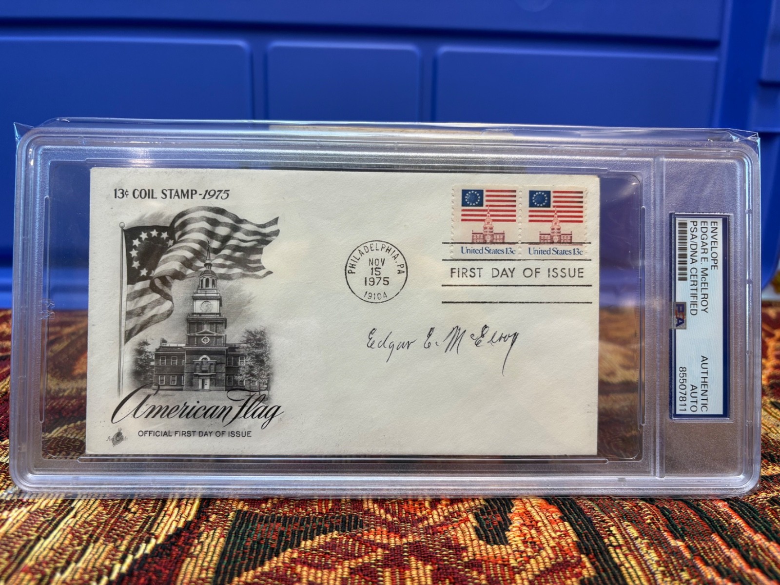 Edgar E. McElroy FDC signed Doolittle Raider