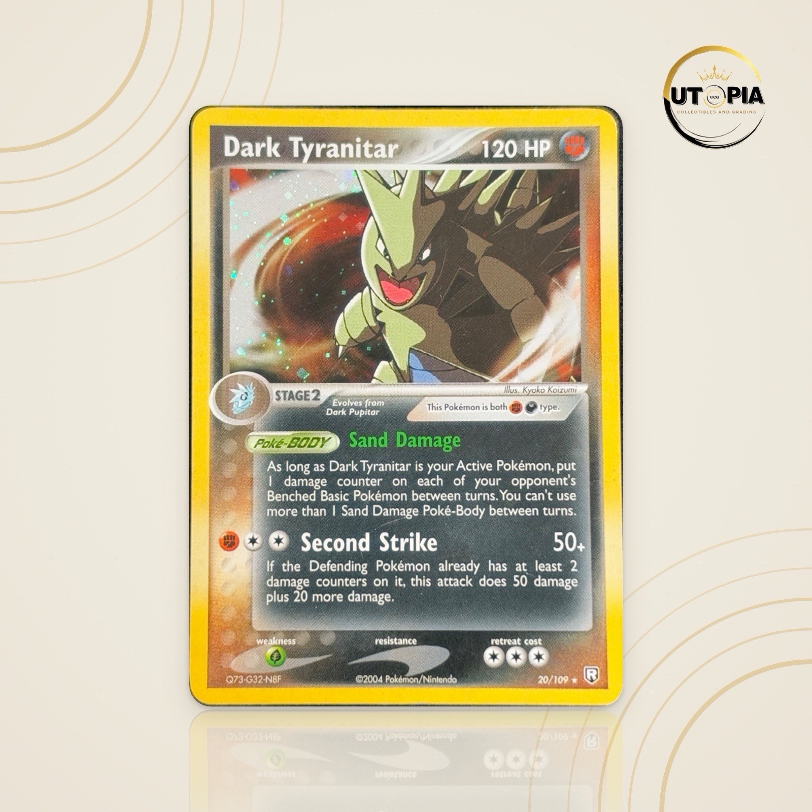 Pokemon Dark Tyranitar 20/109 Ex Team Rocket Returns Holo Eng