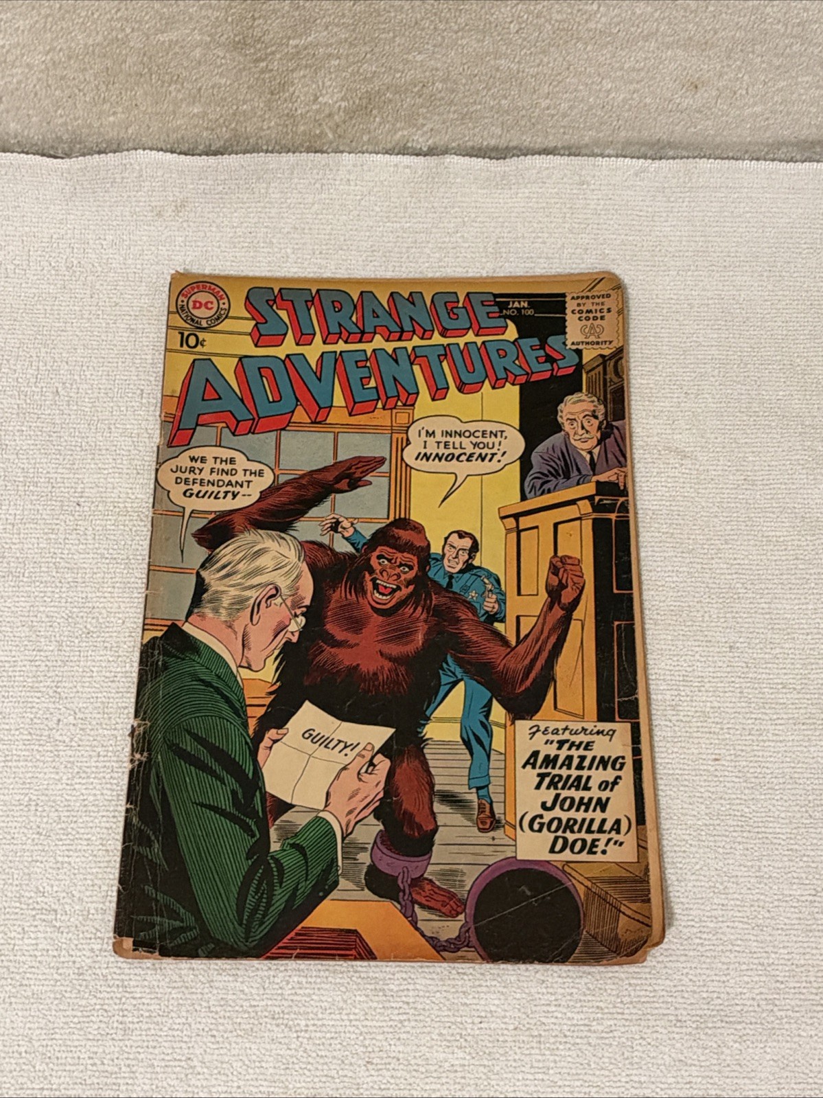 Strange Adventures #100 DC Comics 1959 