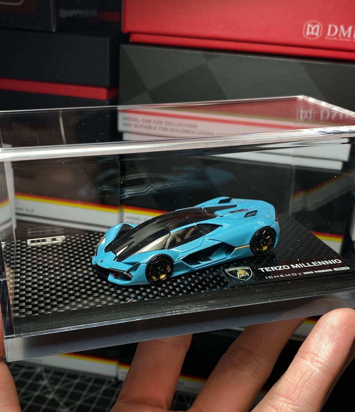 PANTHEOM 1/64 Lamborghini Terzo Millennio Sky Blue HEC Beijing Exclusive