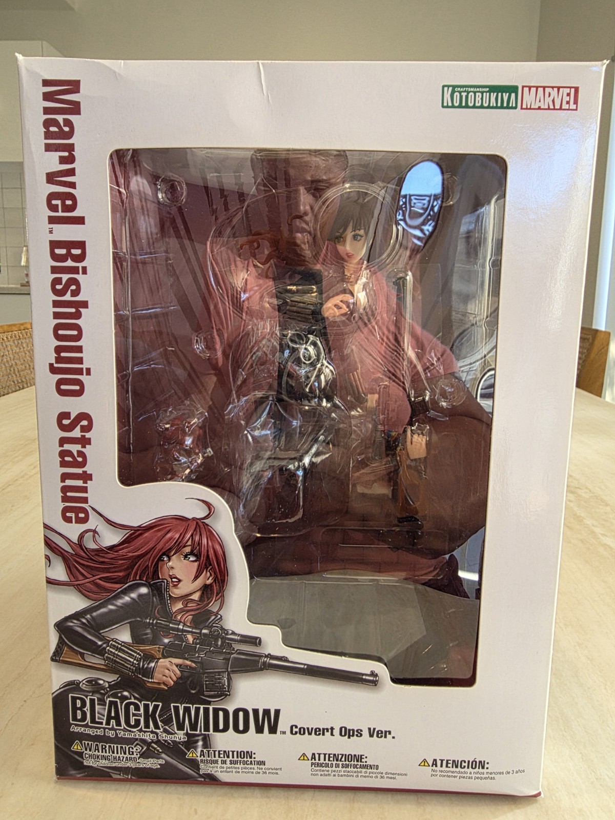 Kotobukiya Marvel Bishoujo Black Widow Covert Ops Ver 1/7 Statue Boxed