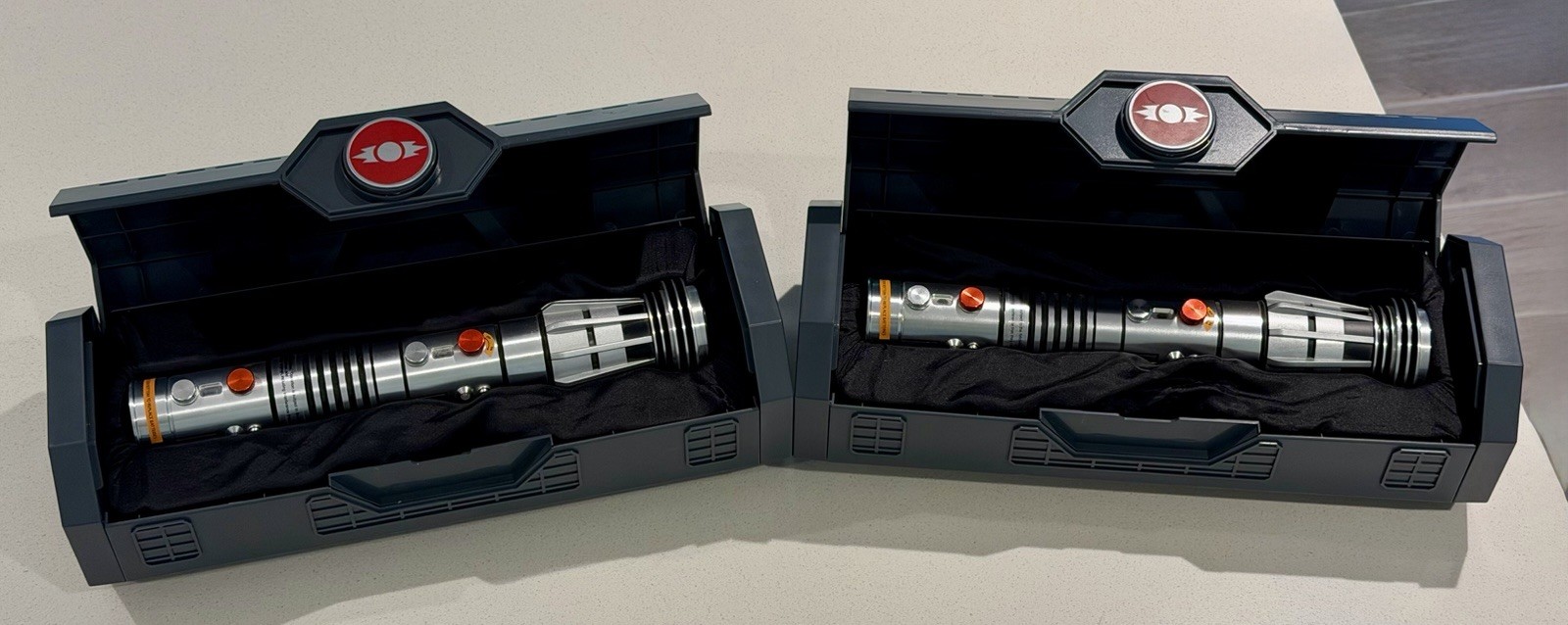2 Disney Star Wars Galaxy\'s Edge Darth Maul Legacy Lightsaber Hilt Brand New