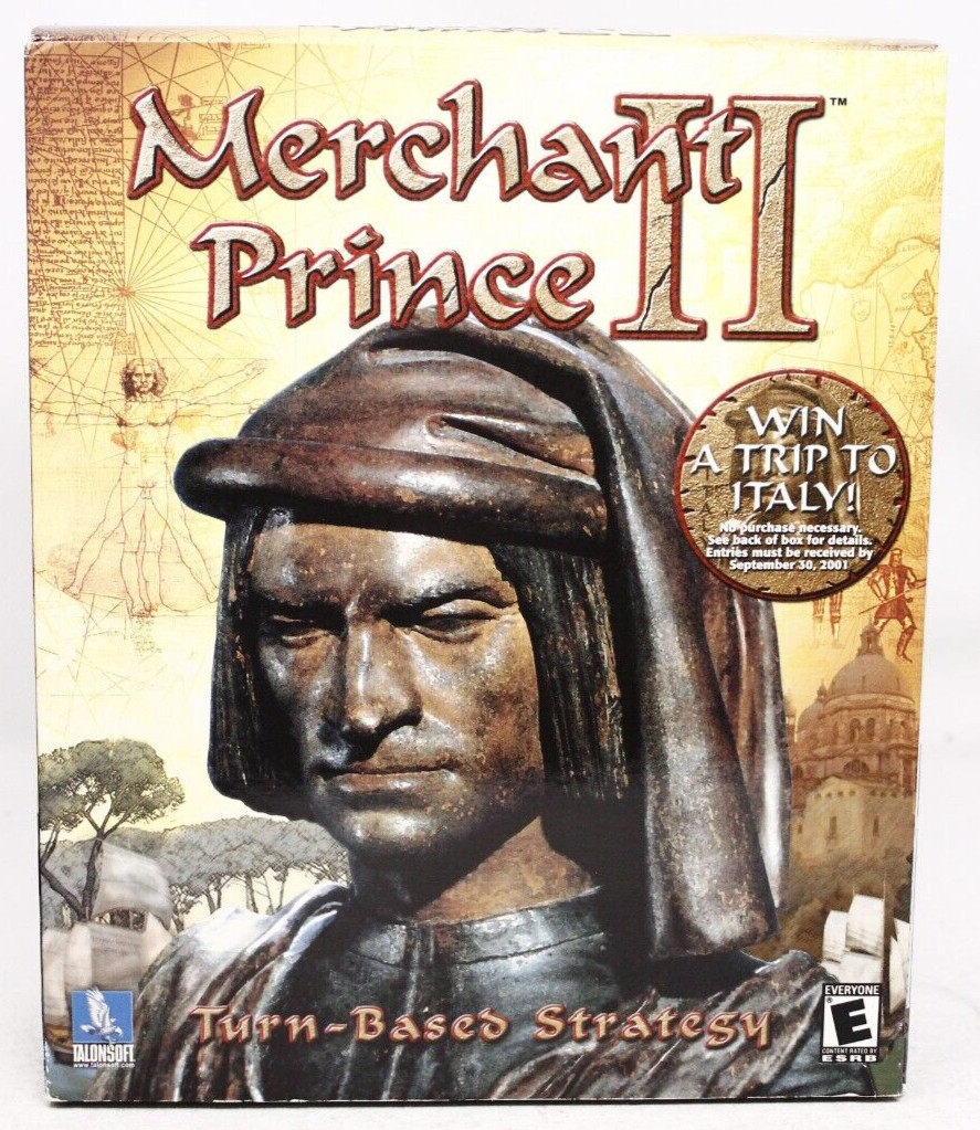 Merchant Prince 2 ll (PC 2001) Big Box - New Sealed - See desc.