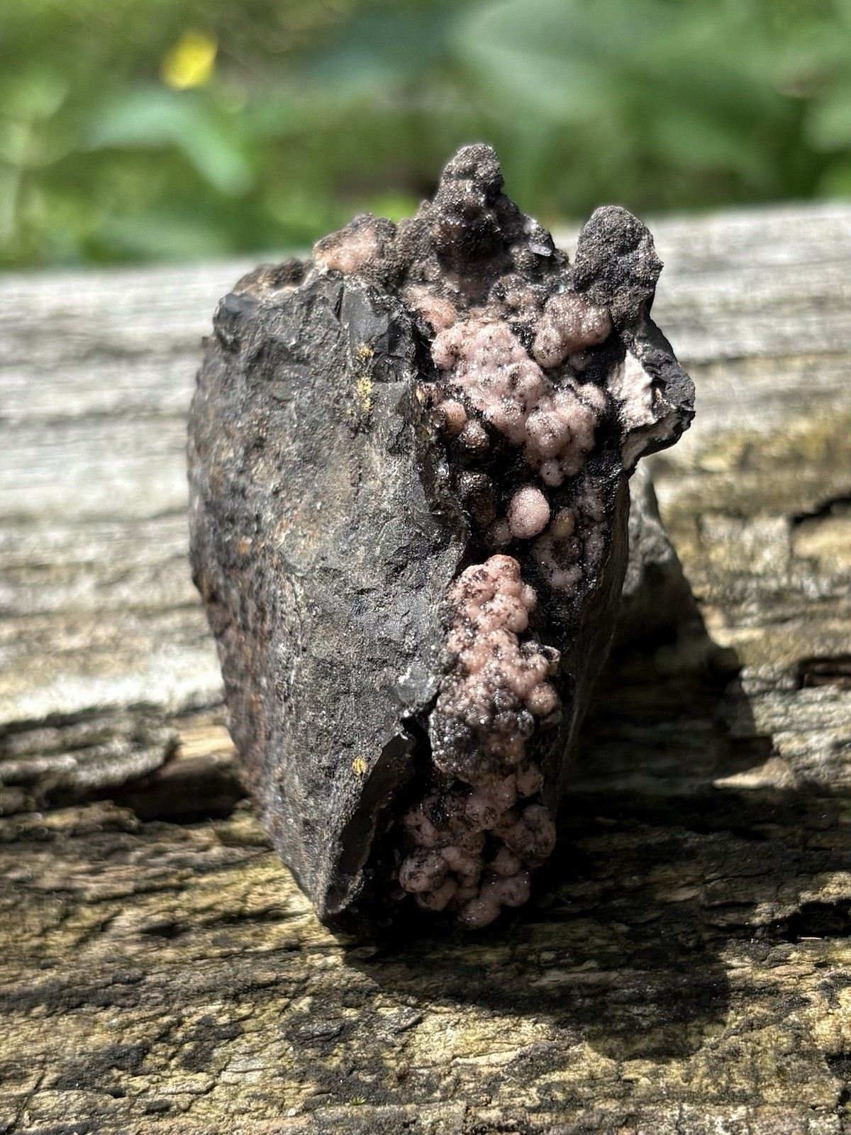 Natural Raw Rhodochrosite Stone- Beautiful 2.1” Druzy Pink Rhodochrosite Mineral