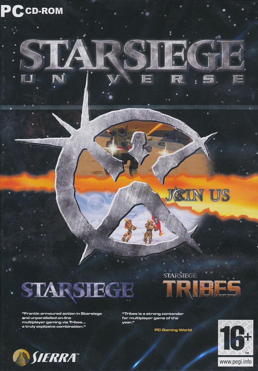 STARSIEGE UNIVERSE Star Siege + Tribes Vintage Rare Shooter Strategy PC Games