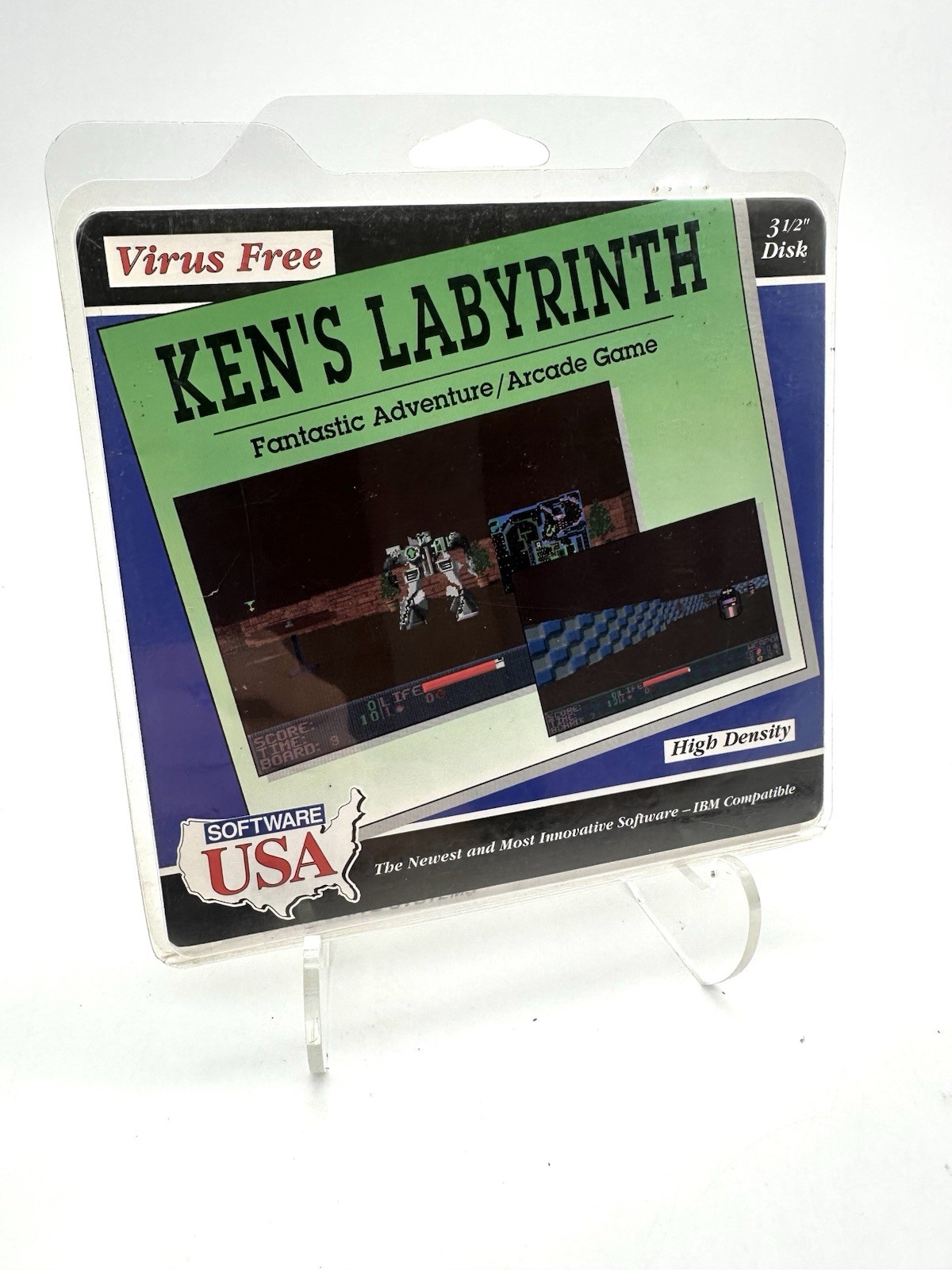 Ken’s Labyrinth PC Game - IBM 3.5” Disc High Density - Epic Megagames