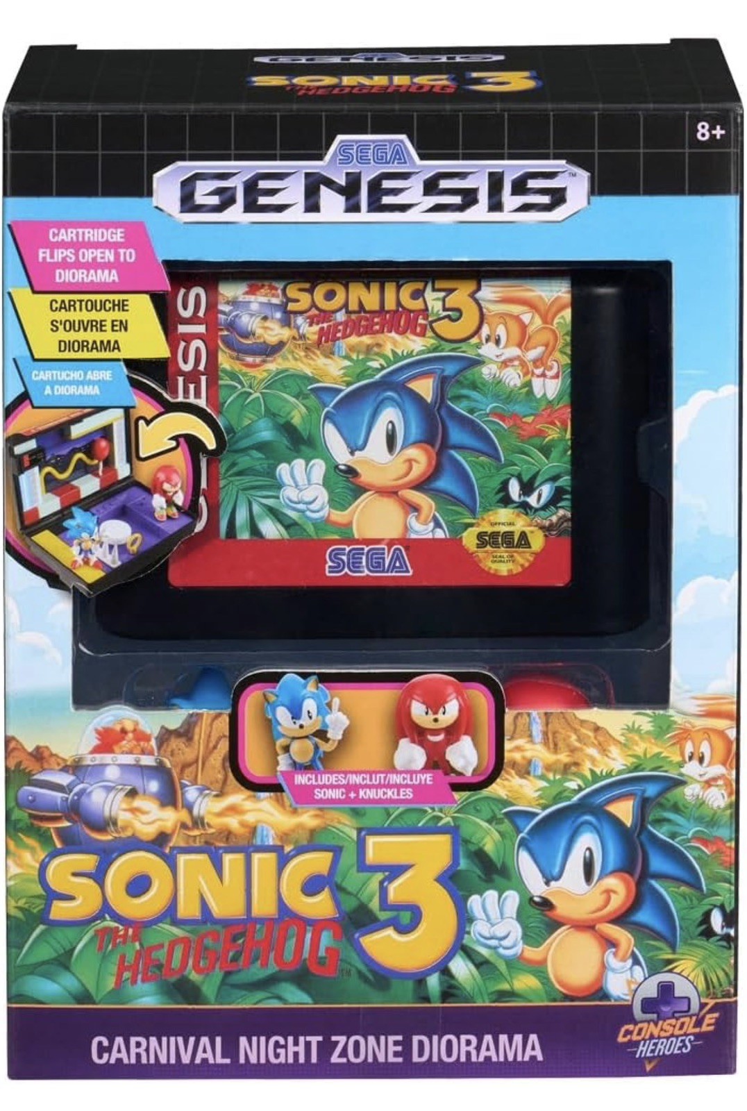 Sonic 3 Carnival Night Zone Sega Genesis - Console Heroes Mini Diorama .